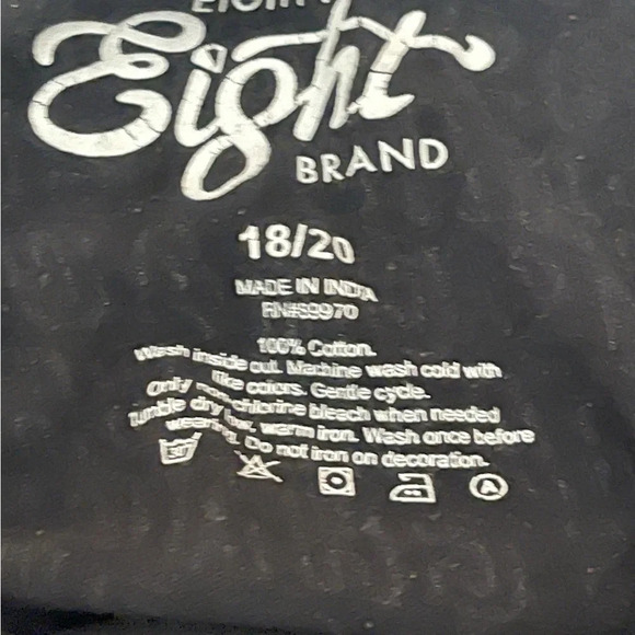 Eighty Eight Brand CHAOS T-shirt Tee size 18/20 Youth size - Picture 7 of 9